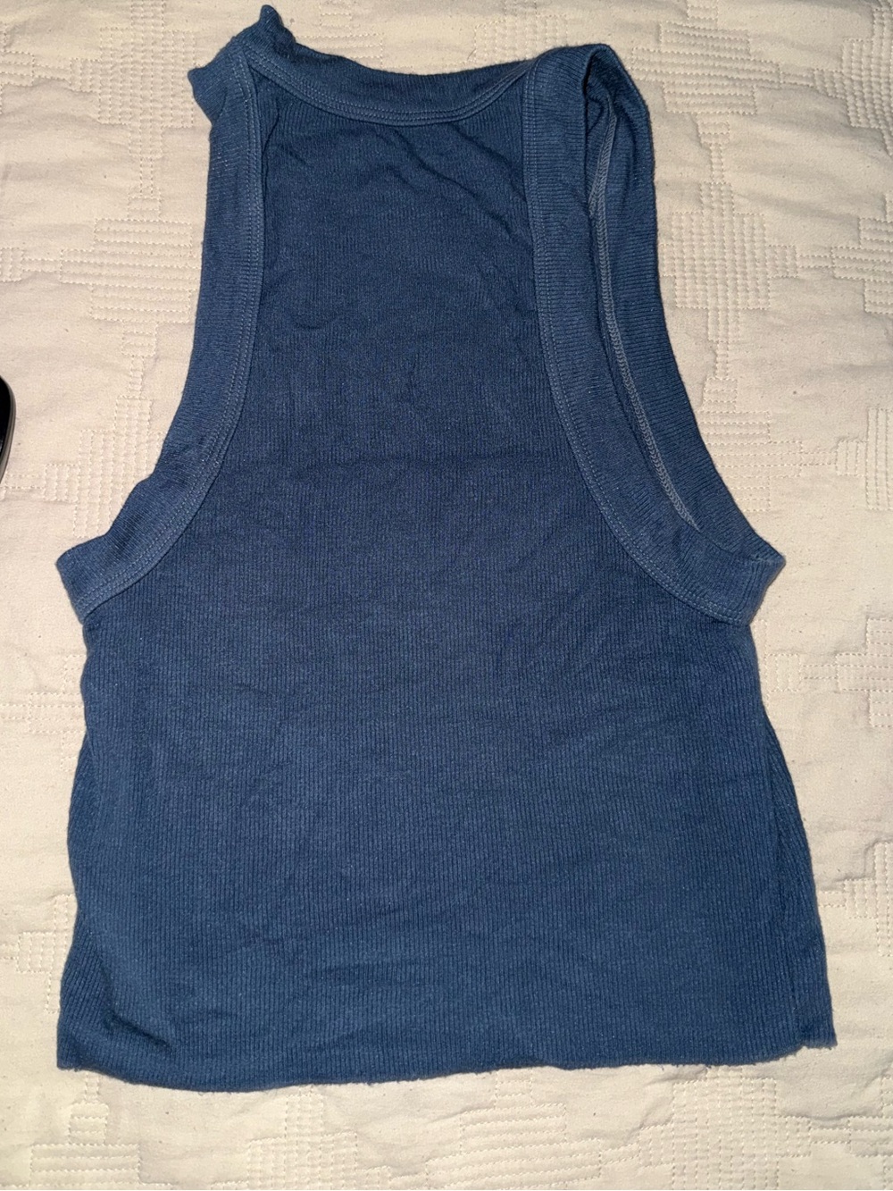SET ACTIVE Ribbed High Neck Racerback Tank Top Small - Picture 3 of 3